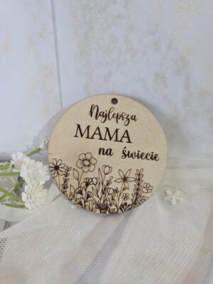 Baza do zakładki do książki Dzień Mamy 6cm – Sklejka do makramy  N990