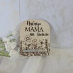 Baza do zakładki do książki Dzień Mamy – Sklejka do makramy 5,5 x 4,5cm N989