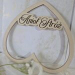 Baza do Anioła z makramy ze sklejki wisząca 20cm N978