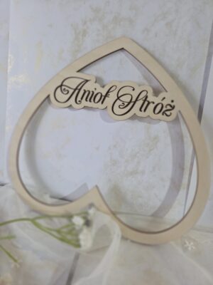 Baza do Anioła z makramy ze sklejki wisząca 20cm N978