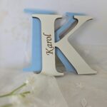 Personalizowany Napis 3D do Makramy 8cm 20 znaków KPL2