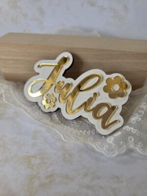 Personalizowany Napis 3D do Makramy 8cm 20 znaków KPL6