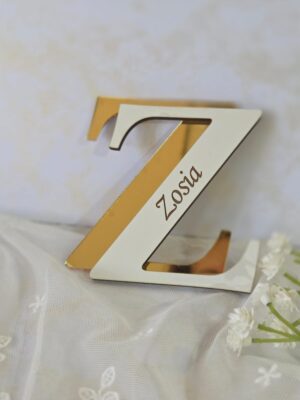 Personalizowany Napis 3D do Makramy 8cm 20 znaków KPL3