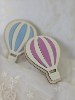 Dekor 3D do Makramy balon 9cm x 7cm KPL8