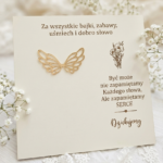 Baza tło do ramki na Dzień Nauczyciela – Biały HDF grawerowany 25x25 cm / 23x23 cm HT18
