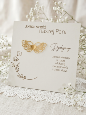 Baza tło do ramki na Dzień Nauczyciela – Biały HDF grawerowany 25x25 cm / 23x23 cm HT17