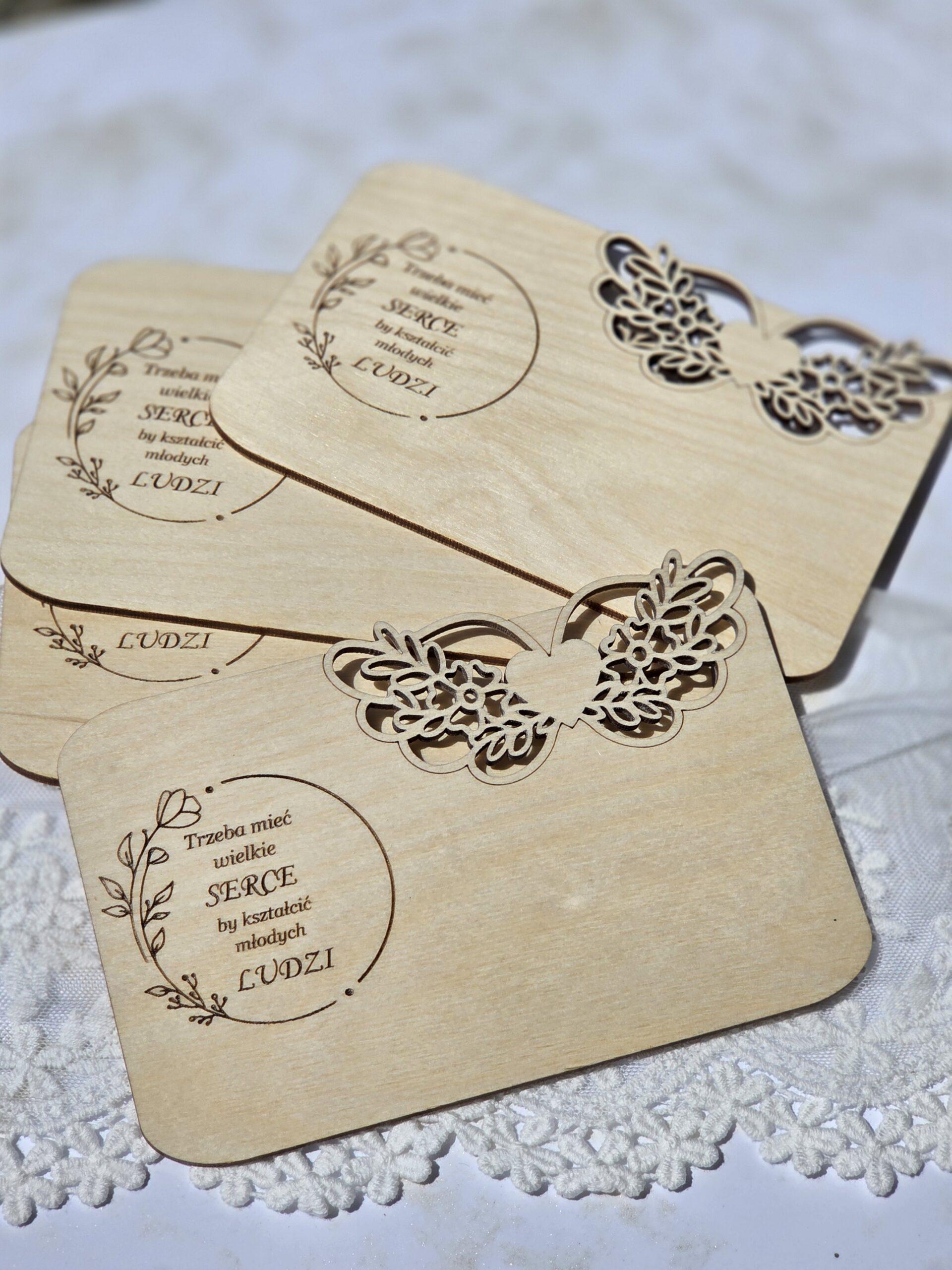 Podziękowanie dla Nauczyciela baza z magnesem 14x9,5cm – Sklejka do makramy N1001