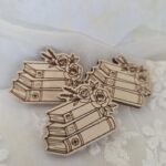 Dodatek do makramy książki scrapka sklejka 3mm 3,5cm N1015