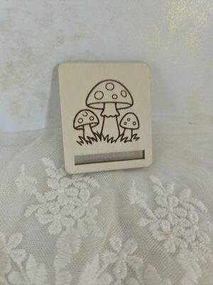 Baza ze sklejki do zakładki do książki Makrama Jesień 5x4cm N1048