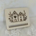 Baza ze sklejki do zakładki do książki Makrama Jesień 5x4cm N1046