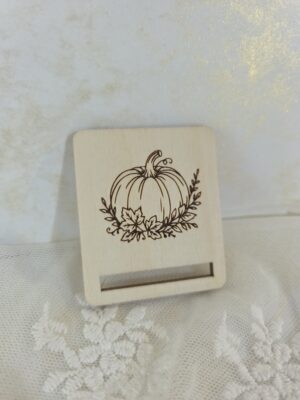 Baza ze sklejki do zakładki do książki Makrama Jesień 5x4cm N1051