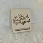 Baza ze sklejki do zakładki do książki Makrama Jesień 5x4cm N1045