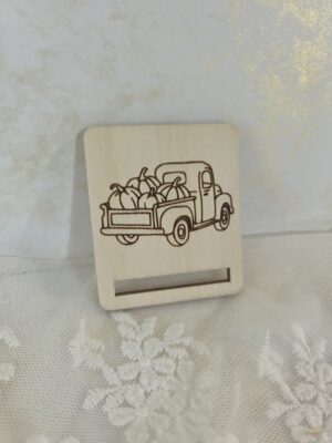 Baza ze sklejki do zakładki do książki Makrama Jesień 5x4cm N1045