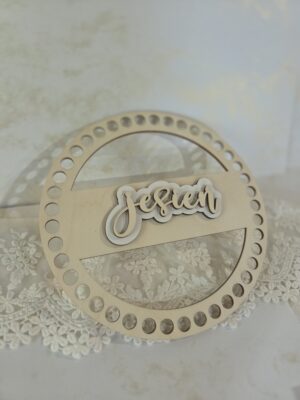 Baza do wianka jesiennego Obręcz ze sklejki Koło do ozdabiania 20cm N1068