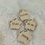 Tabliczka metryczka personalizowana dla dziecka ze sklejki – Grawer do makramy i ramek N1074