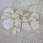 Kwiatki z Foamiranu do Makramy i Ramek 0,5-2,5cm białe - Zestaw 15 szt. Poludniowa.com.pl ZK17