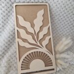 Baza przestrzenna do makramy panel 3D sklejka HDF  Południowa N1082