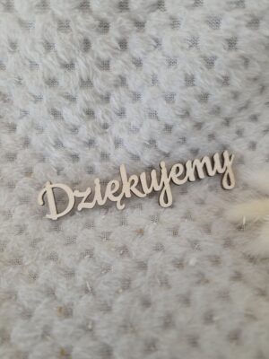 Drewniany napis ze sklejki do makramy – ozdobny dekor do rękodzieła 10x5cm N1148