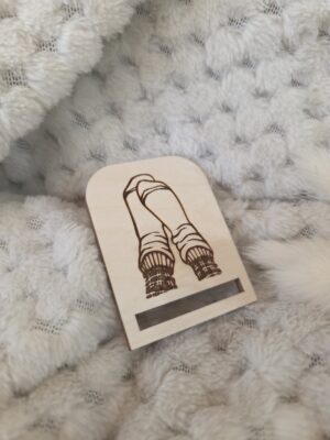Baza ze sklejki do zakładki do książki Makrama Jesień 5x4cm N1138