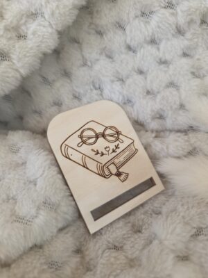 Baza ze sklejki do zakładki do książki Makrama Jesień 5x4cm N1137