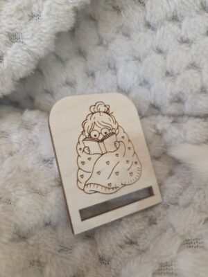 Baza ze sklejki do zakładki do książki Makrama Jesień 5x4cm N1140