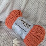 Sznurek do makramy 5mm pleciony pomarańcz Sznurex