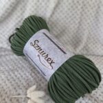 Sznurek do makramy 5mm pleciony awokado Sznurex