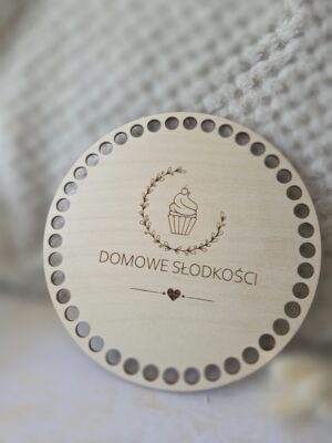 Baza do szydełkowania dno ze sklejki do koszyka 17cm N1161