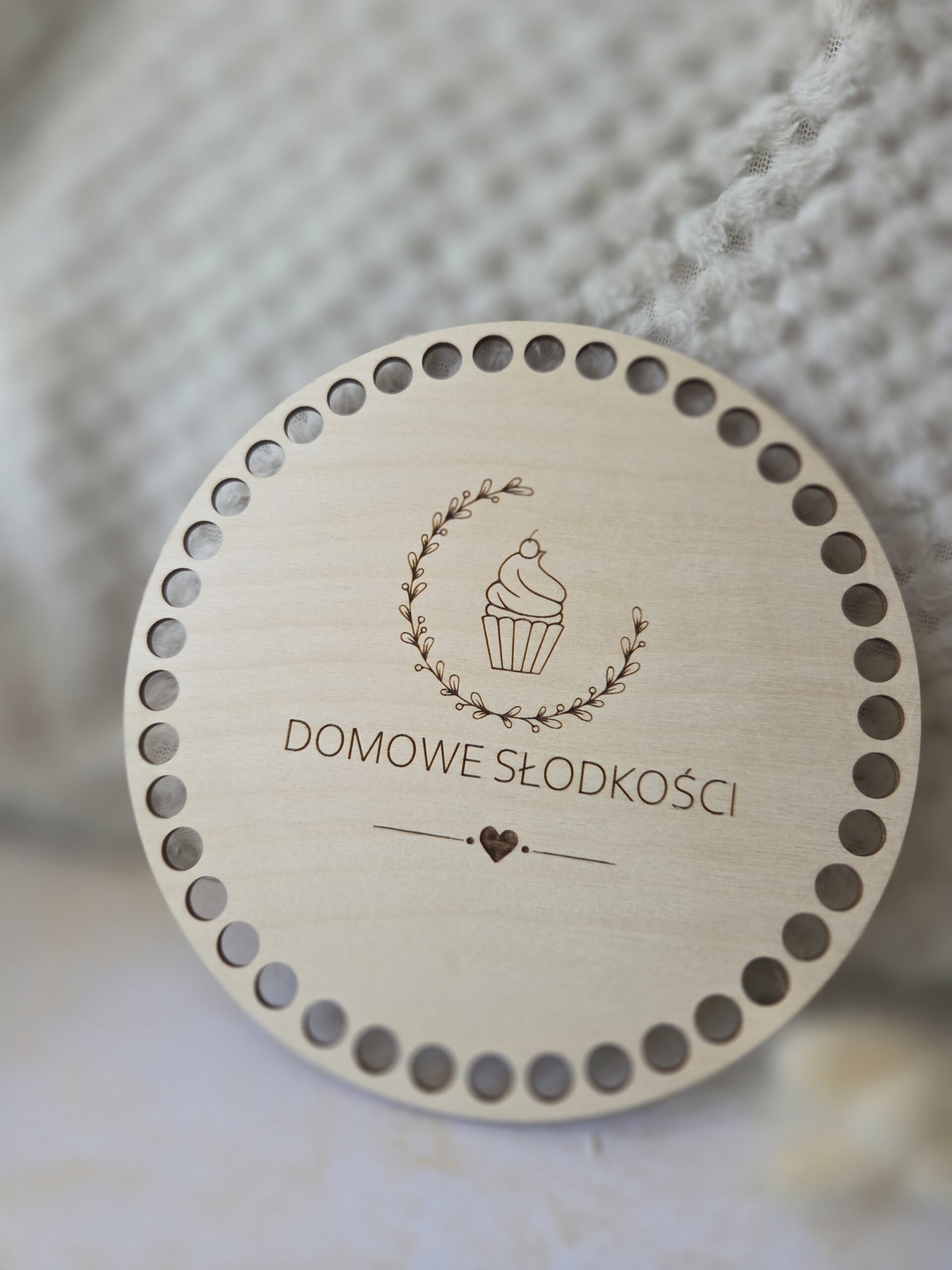 Baza do szydełkowania dno ze sklejki do koszyka 17cm N1161