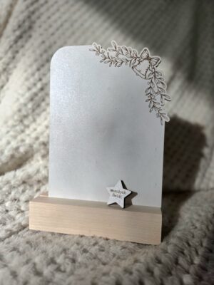 Baza stojak do aniołka z makramy z HDF na Święta z podstawką 20x12cm H580